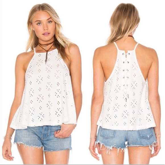 Free People Dream Date Top in Ivory - Picture 1 of 13